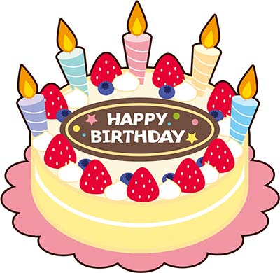 誕生日ケーキ
